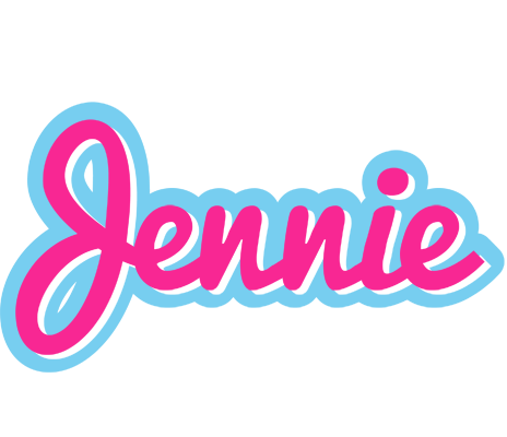 Jennie popstar logo
