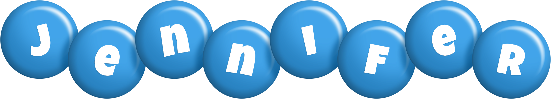 Jennifer candy-blue logo