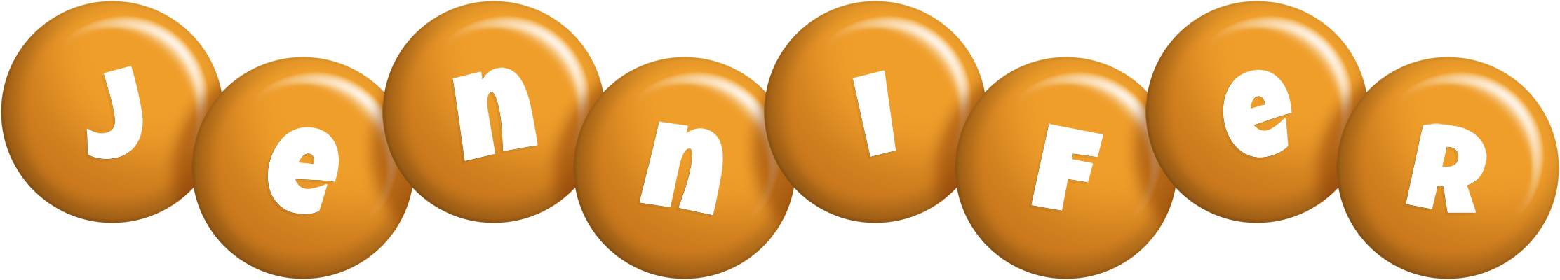 Jennifer candy-orange logo