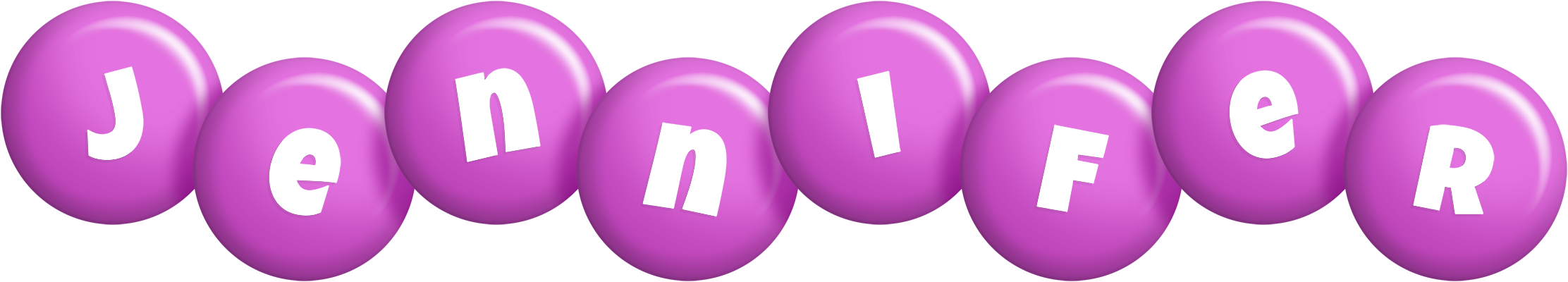 Jennifer candy-purple logo
