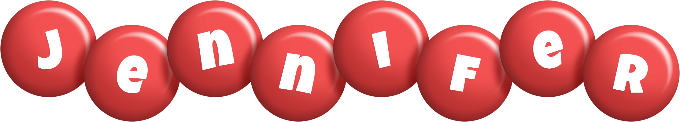 Jennifer candy-red logo