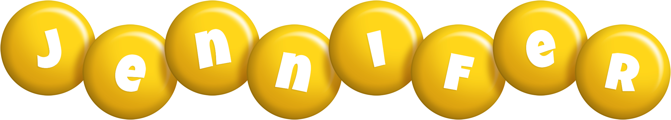Jennifer candy-yellow logo