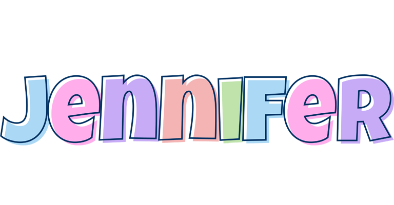 Jennifer pastel logo