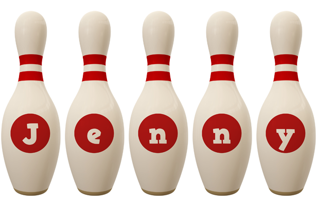 Jenny bowling-pin logo