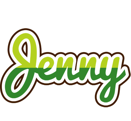 Jenny golfing logo