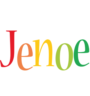 Jenoe birthday logo
