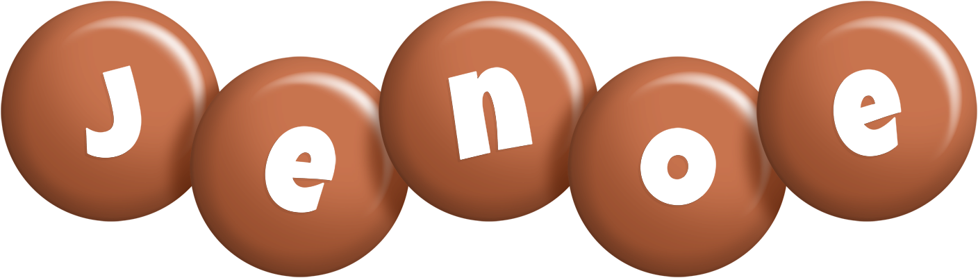 Jenoe candy-brown logo