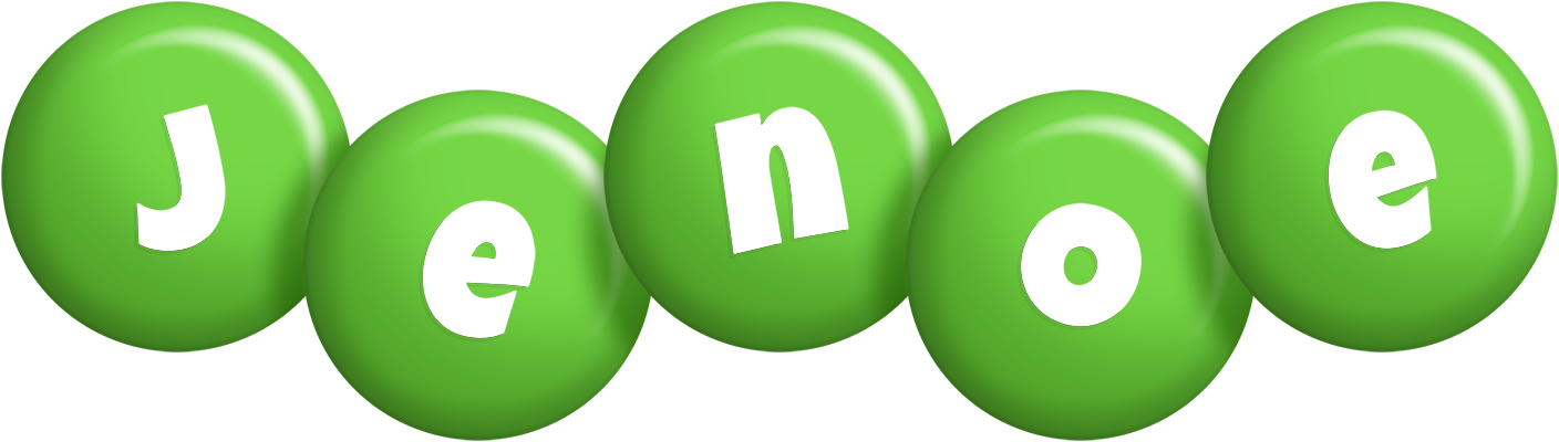 Jenoe candy-green logo