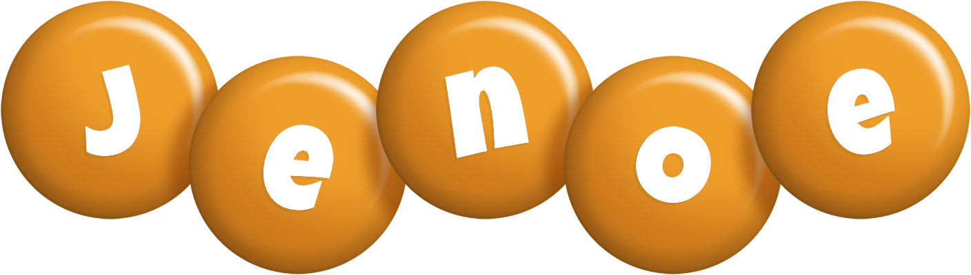 Jenoe candy-orange logo