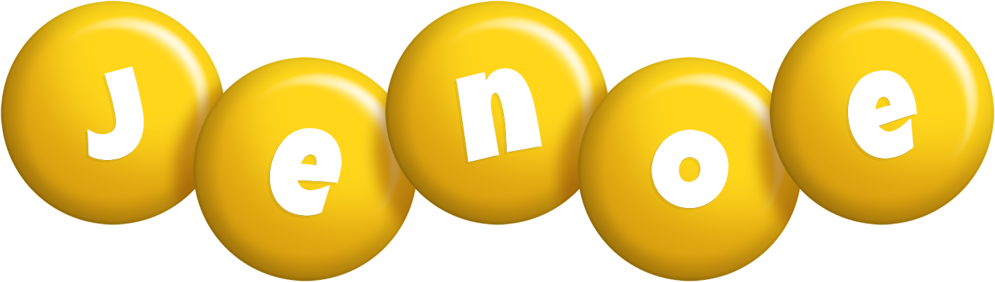 Jenoe candy-yellow logo