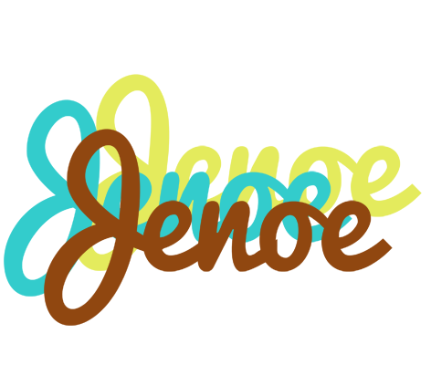 Jenoe cupcake logo