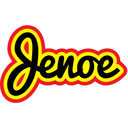 Jenoe flaming logo