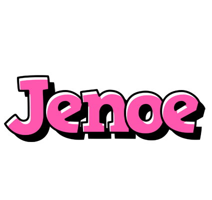 Jenoe girlish logo