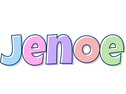 Jenoe pastel logo