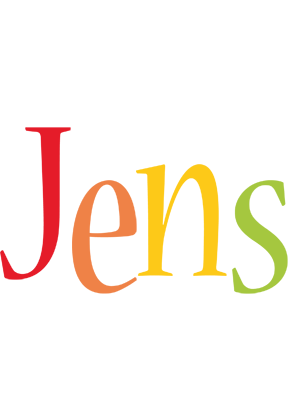 Jens birthday logo