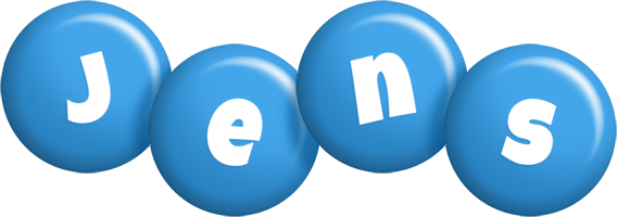 Jens candy-blue logo
