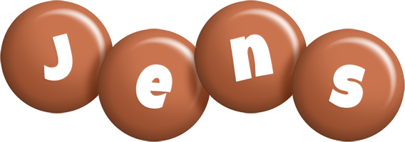 Jens candy-brown logo