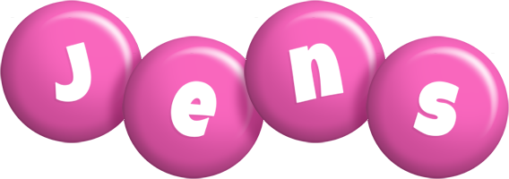 Jens candy-pink logo