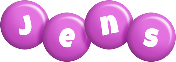 Jens candy-purple logo