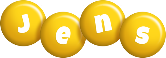 Jens candy-yellow logo