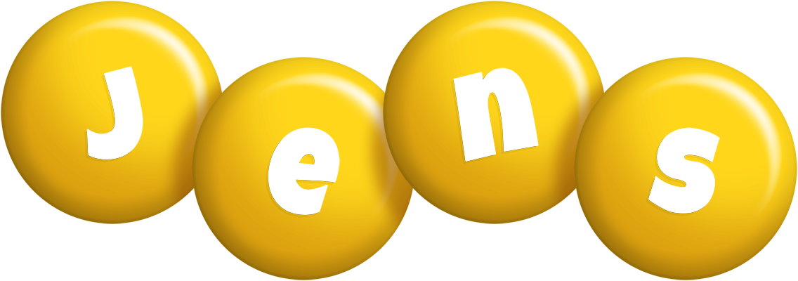 Jens candy-yellow logo