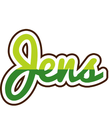 Jens golfing logo
