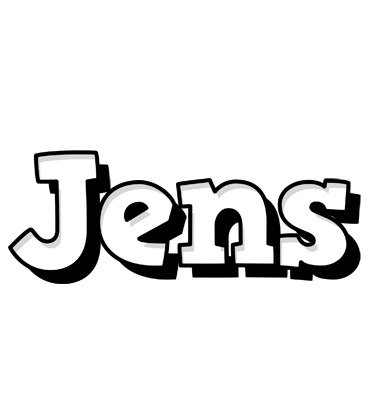 Jens snowing logo