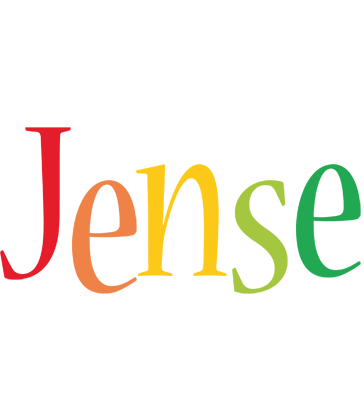 Jense birthday logo