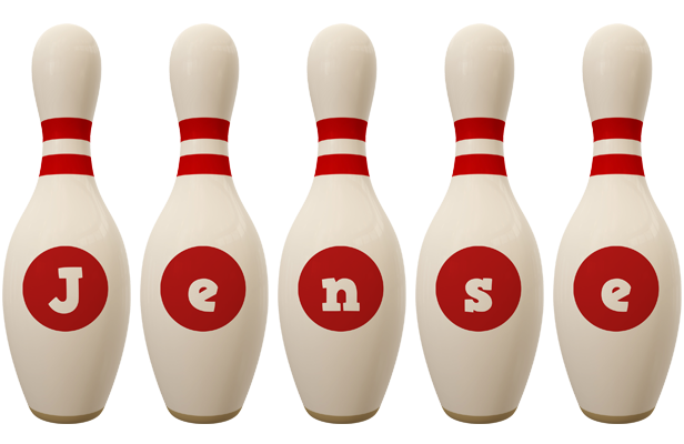 Jense bowling-pin logo