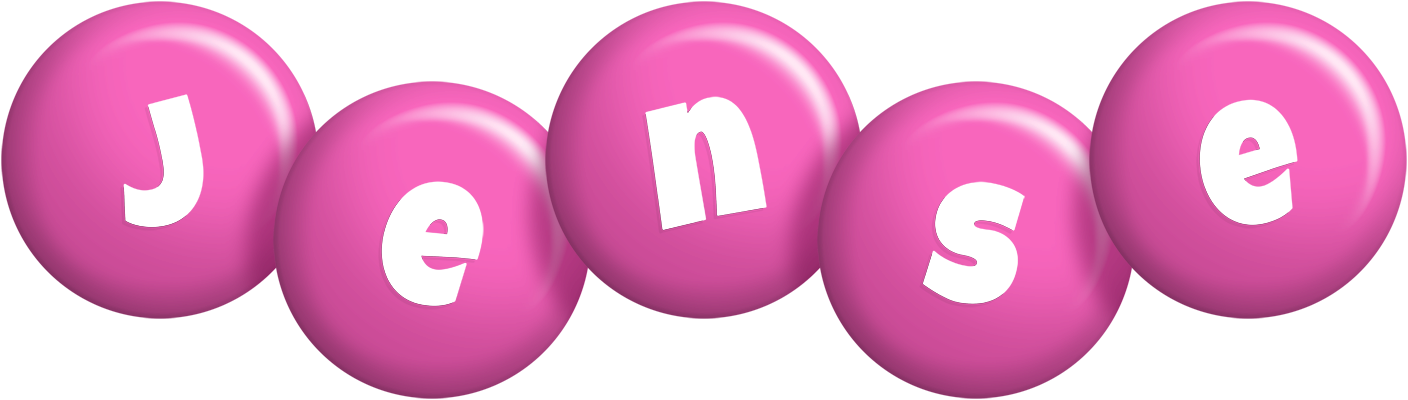 Jense candy-pink logo