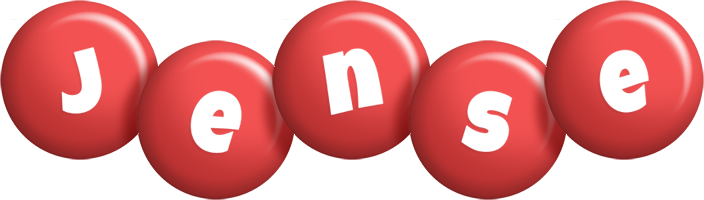 Jense candy-red logo