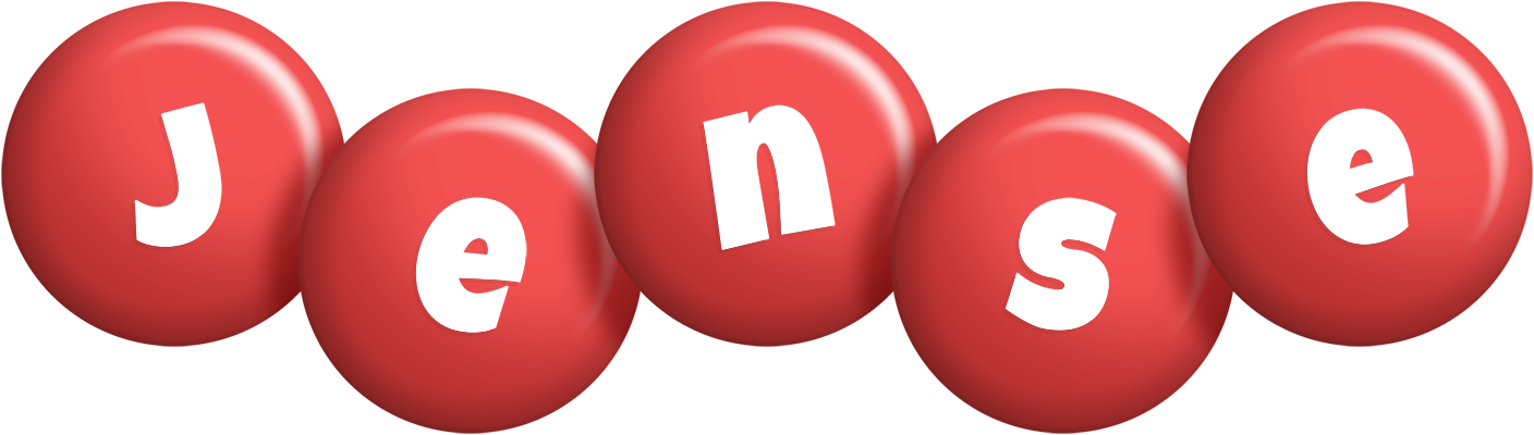 Jense candy-red logo