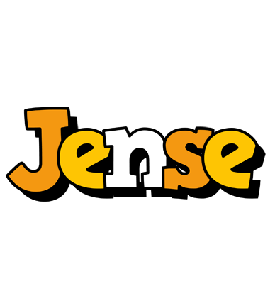 Jense cartoon logo