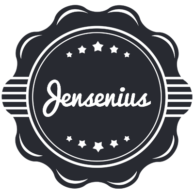 Jensenius badge logo
