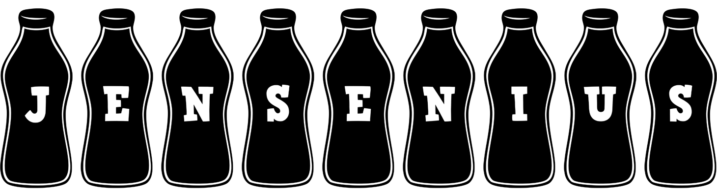 Jensenius bottle logo