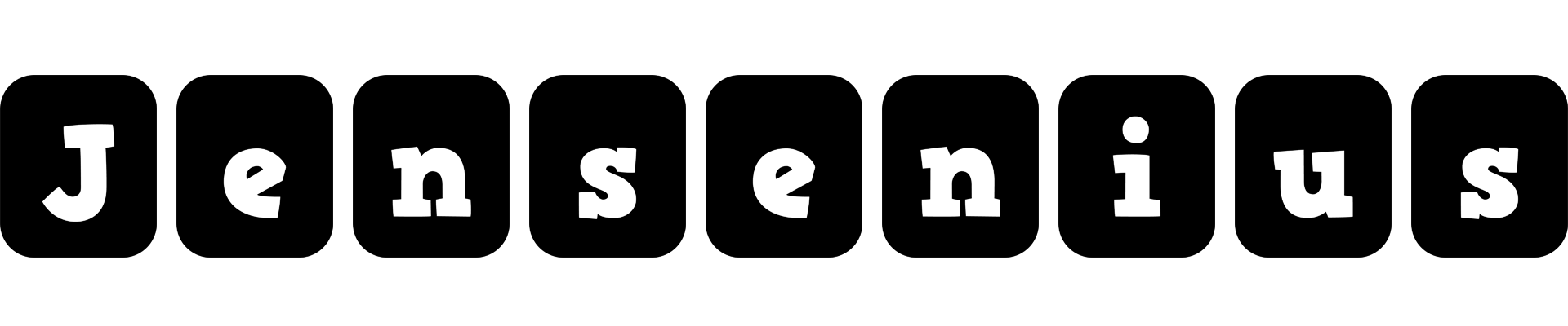 Jensenius box logo