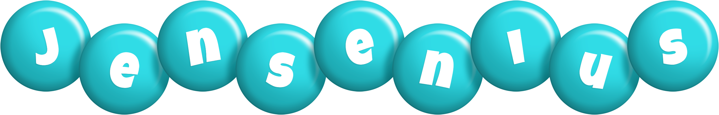 Jensenius candy-azur logo