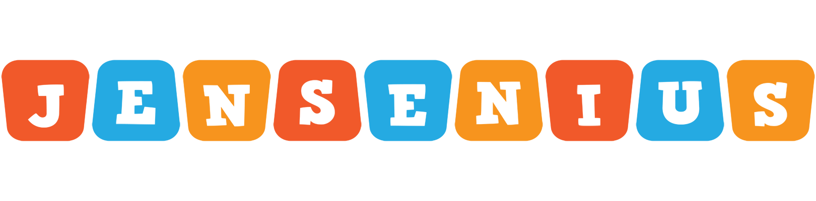 Jensenius comics logo