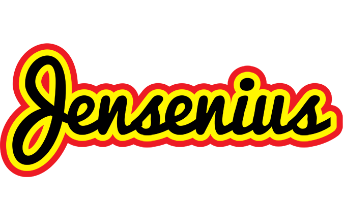 Jensenius flaming logo