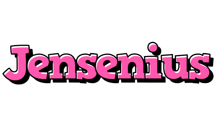 Jensenius girlish logo