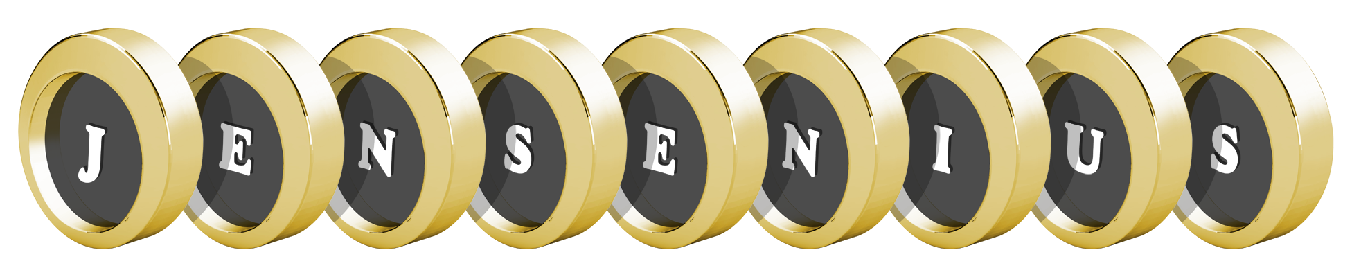 Jensenius gold logo
