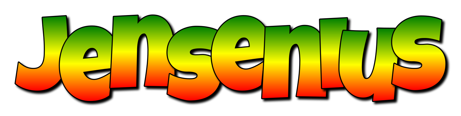 Jensenius mango logo