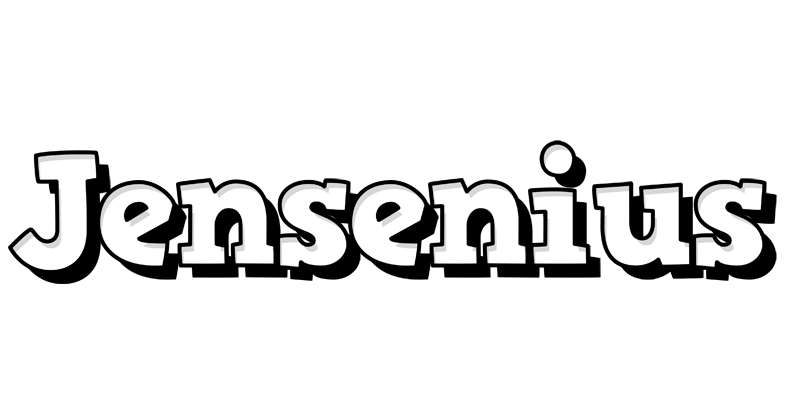 Jensenius snowing logo