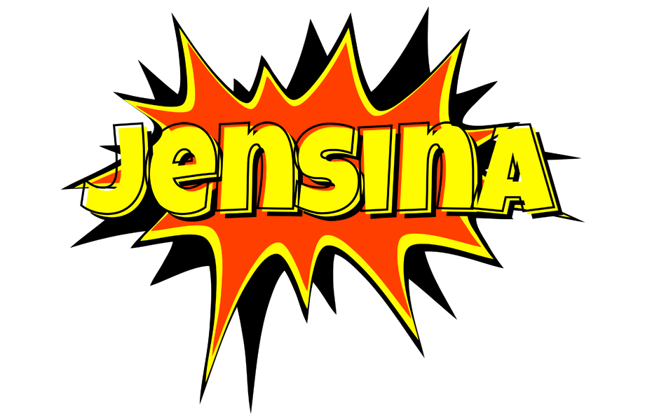 Jensina bazinga logo