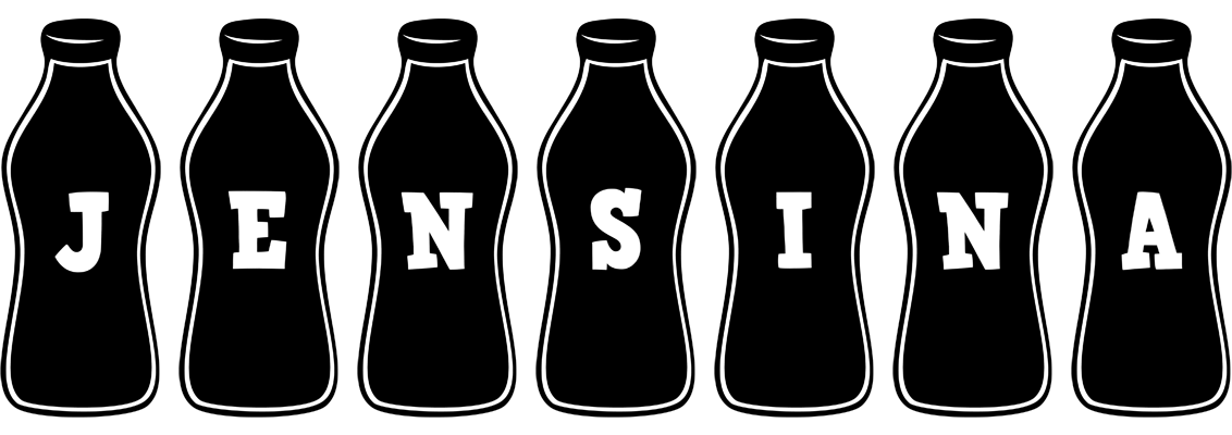 Jensina bottle logo