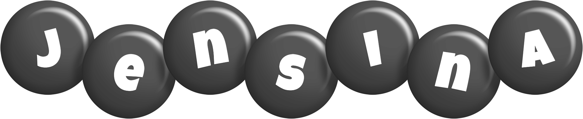 Jensina candy-black logo