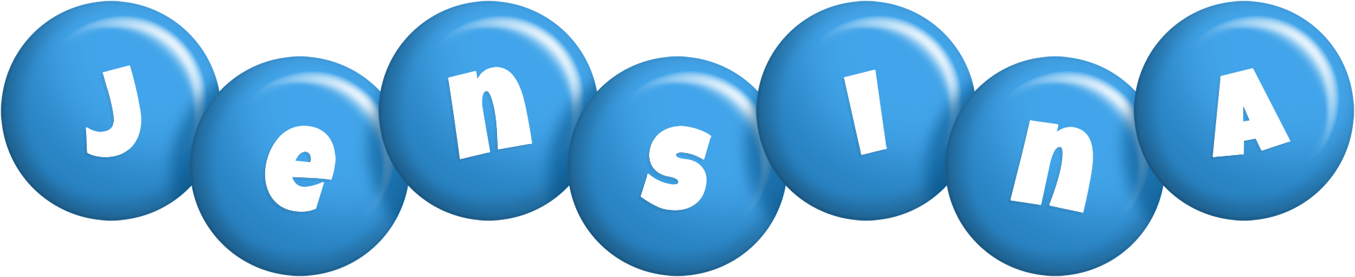 Jensina candy-blue logo