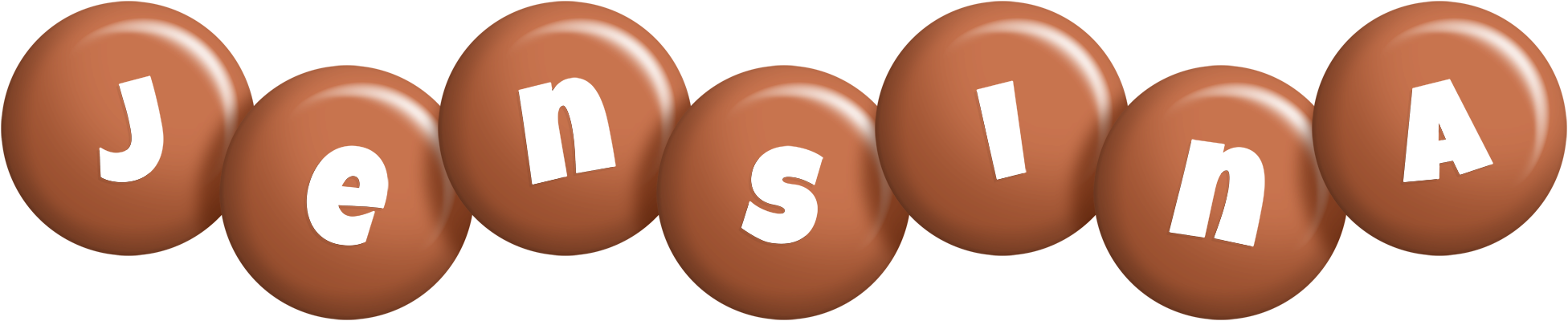 Jensina candy-brown logo