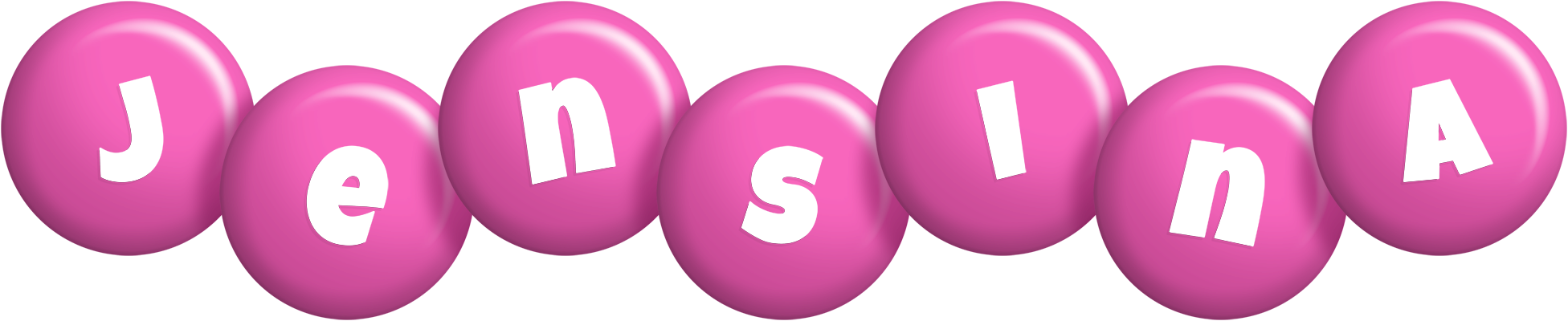 Jensina candy-pink logo