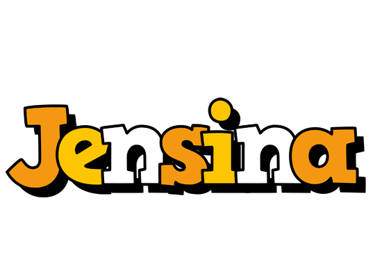 Jensina cartoon logo
